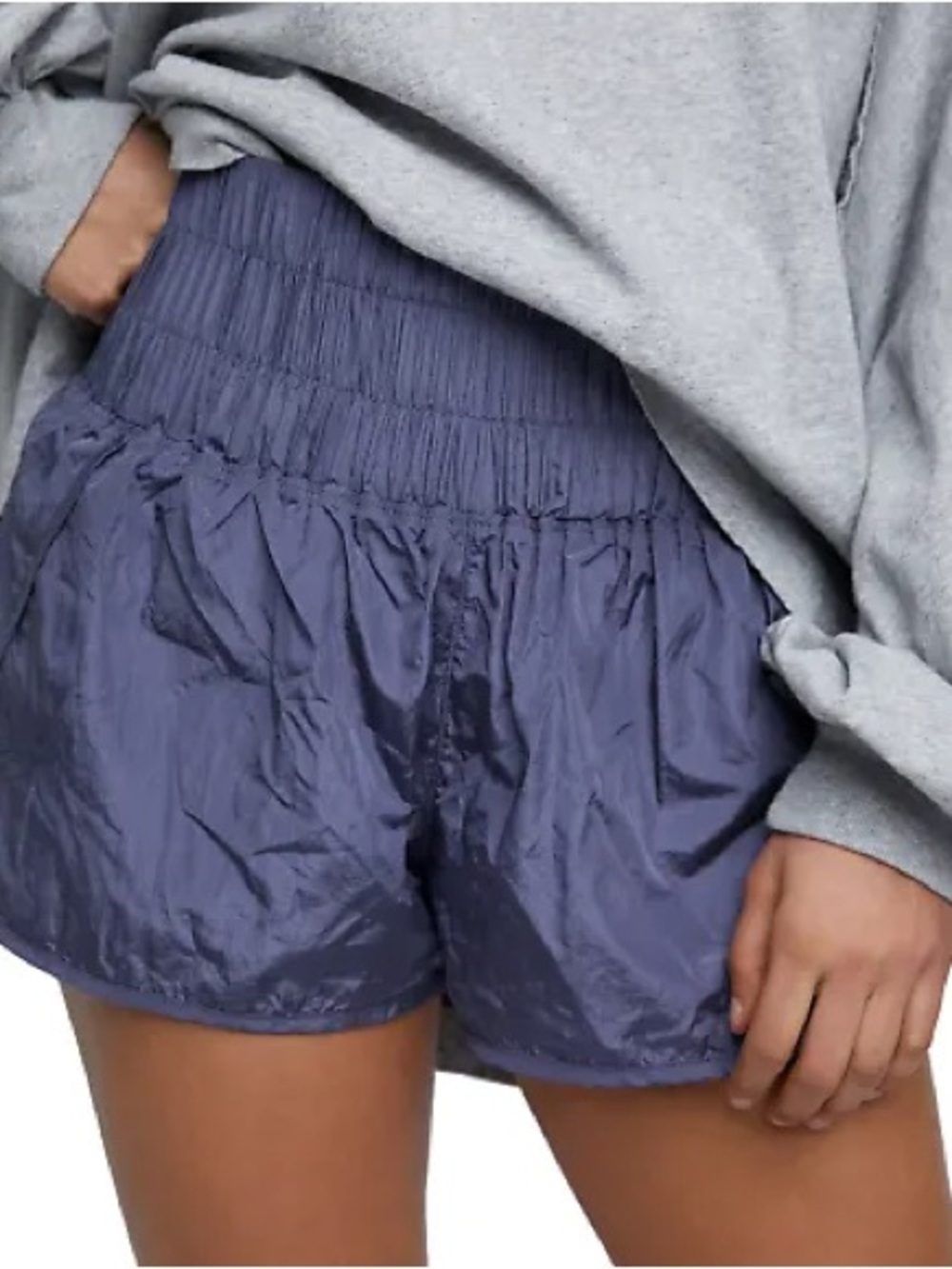 Free People Movement The Way Home Shorts Purple XS